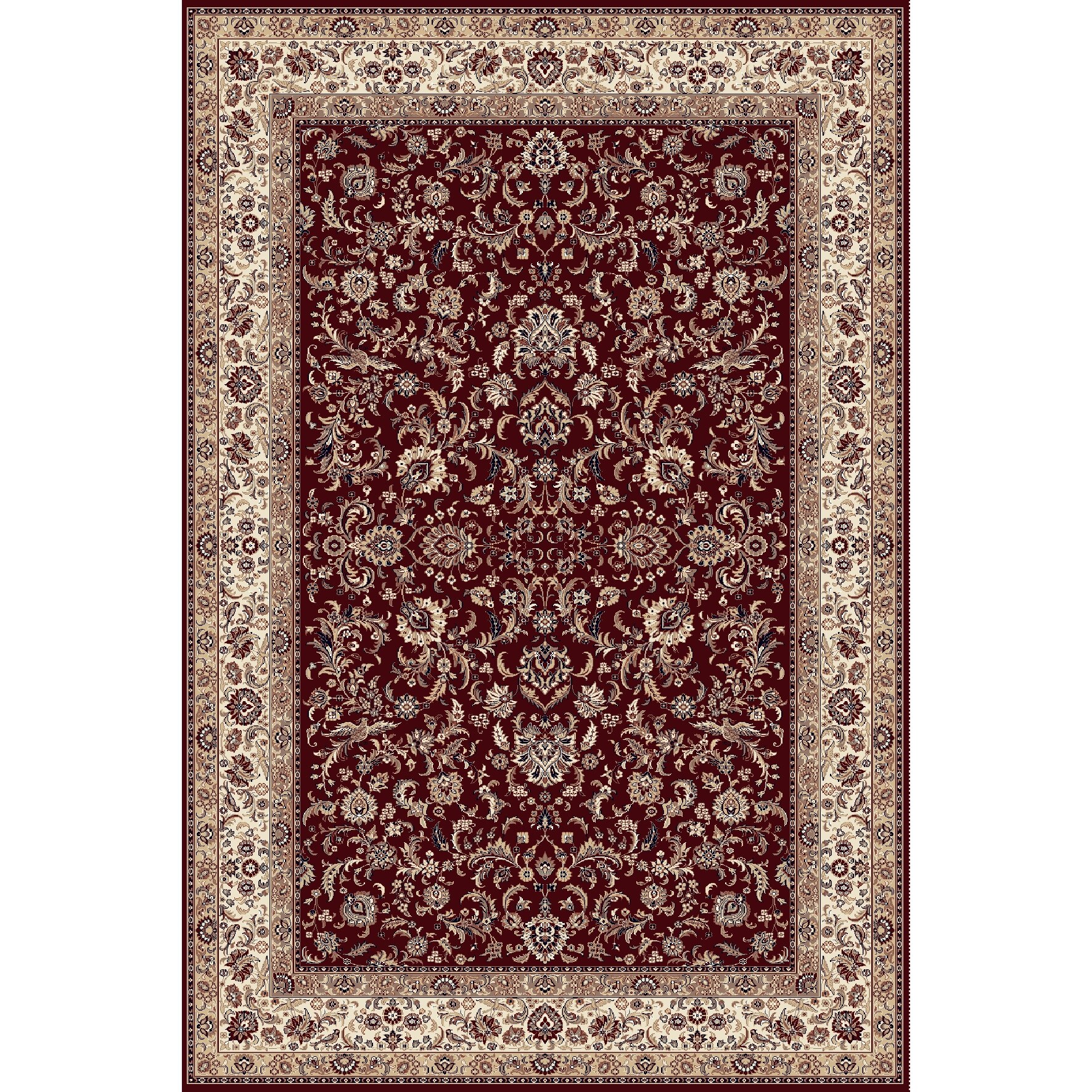 Covor Clasic, Cardinal 25510-210, Rosu Bordeaux, 80x150 cm, 2300 gr/mp