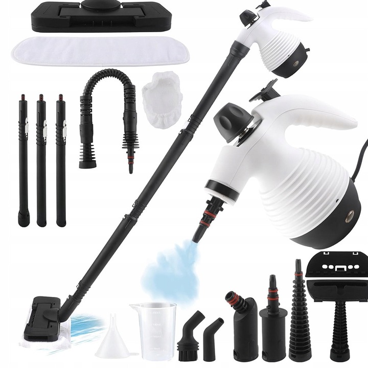 Aparat de Curatat cu Aburi 1050W, 2 in 1, Presiune 55 PSI
