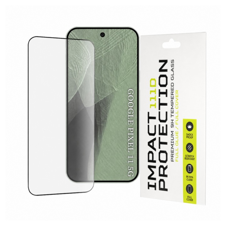 Folie Sticla Securizata Upzz® ESD Compatibila Cu Google Pixel 11 PRO, AntiStatic, Full Cover, Full Glue