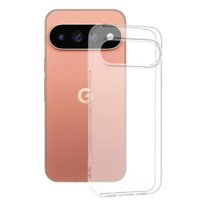 Husa Upzz® Compatibila Cu Google Pixel 11 Pro XL, Slim 2mm, Pastreaza Aspectul Original, Protectie La Camere, Transparenta