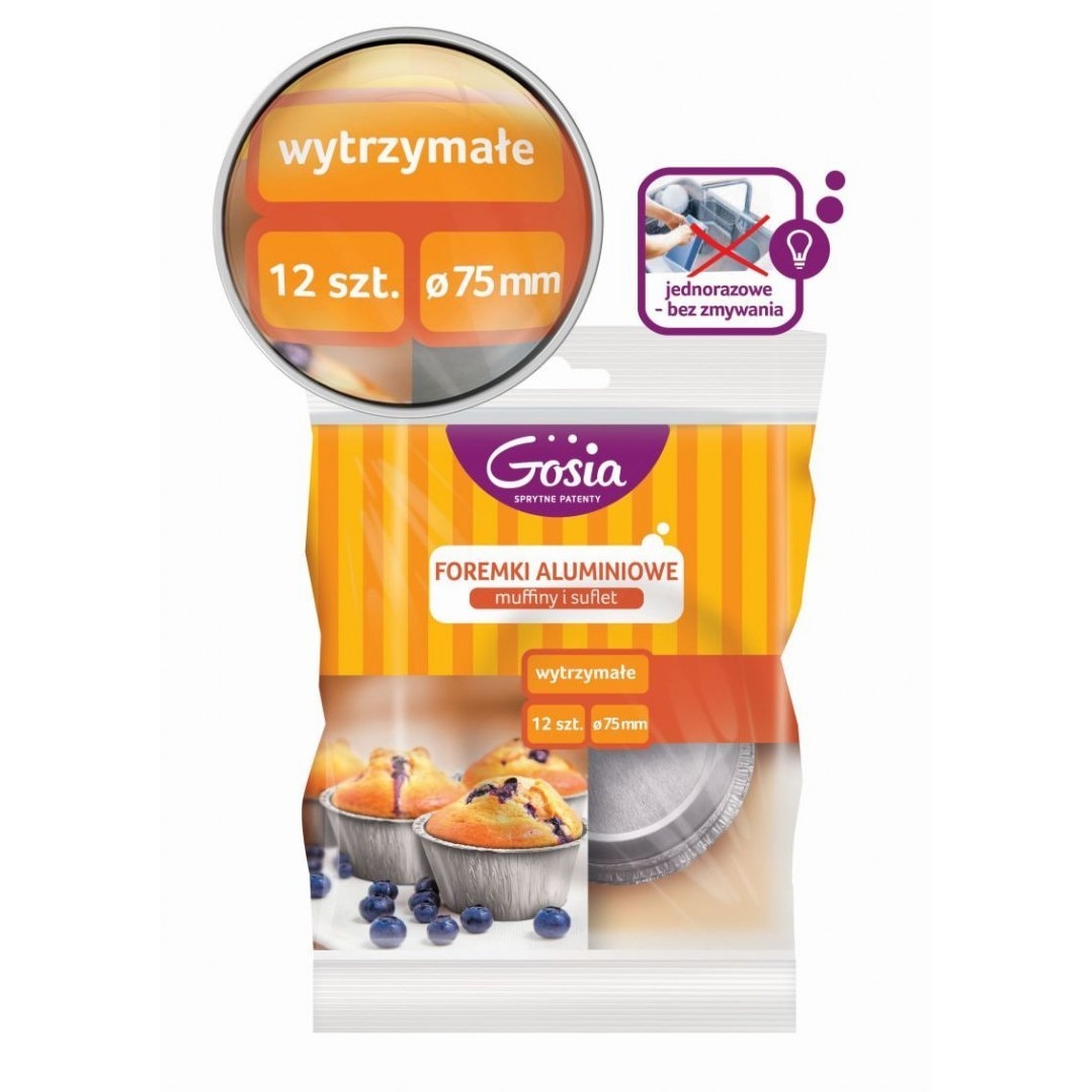 Set 12 forme aluminiu pentru briose Politan Gosia