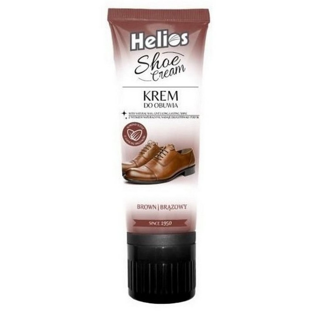 Crema pentru incaltaminte Helios 5194, 50 ml, Maro