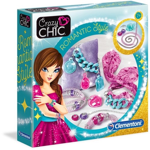 Set pentru bratari cu detalii romantice, Clementoni, Multicolor