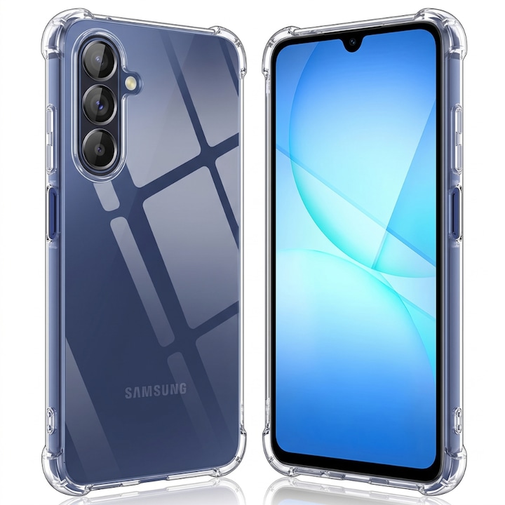 Tok Samsung Galaxy A17 5G-hez, ClearShield Pro Aero-Shock technológiával, kamera- és képernyővédelemmel, fokozott tapadással, átlátszó
