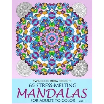 Stress-Melting Mandalas Adult Coloring Book - Volume 1: 65 Designs for Stress Relief and Relaxation, Twin Bulls Media (Author) Stress-Melting Mandalas Adult Coloring Book - Volume 1: 65 Designs for Stress Relief and Relaxation, Twin Bulls Media (Author)