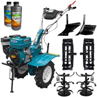 pachet motocultor profesional dkd hs 1000b motor 7 cp latime de lucru 110 cm senzor de ulei freze de lucru roti cauciuc roti metalice plug arat rarita reglabila  cadou 1l ulei motor agropro 1l ulei transmisie agropro imagen 19_0_
0