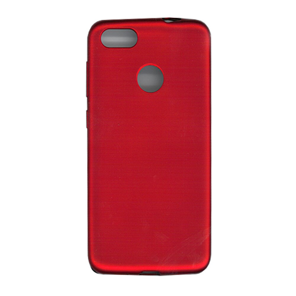 Husa din silicon mat Eurocell pentru Huawei Ascend P9 Lite Mini (2017), rosu