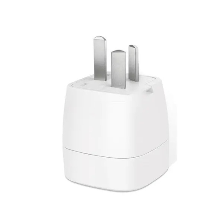 Adaptor de calatorie EU la China, EU-16 VITERRA.4-25CDCJ-K0232-260829-5609, compatibil cu prize din China, ABS+PC, alb, 8 x 7 x 5 cm