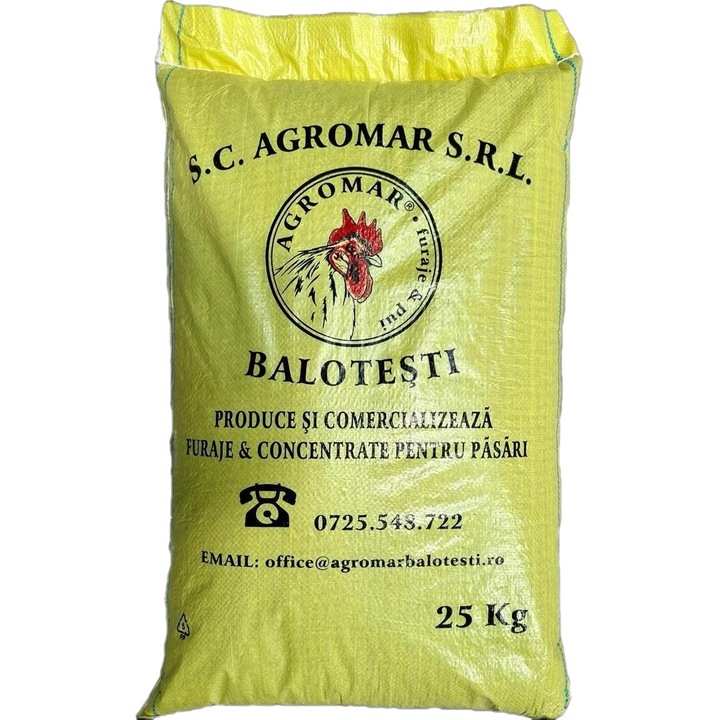 AGROMAR – Concentrate / C.P.V.M. pui crestere A2 (30 zile – sacrificare), 35% farin, 25 kg
