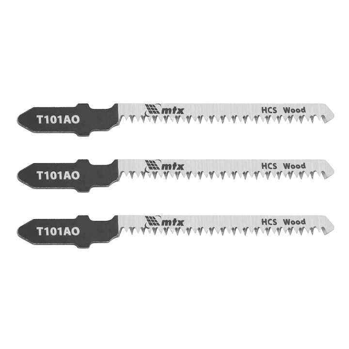 Ножове за прободен трион за дърво MTX, 3 бр., T101AO, 50 х 1,4 mm, за фигурно рязане