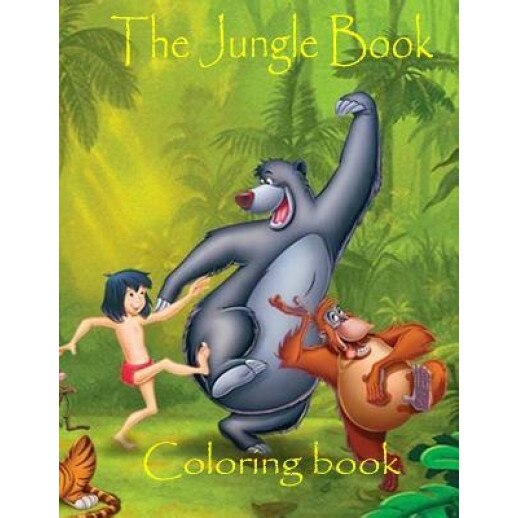 Jungle Book Coloring Book: A Great Jungle Book Coloring Book for Kids to Entertain Themselves. an A4 52 Page Coloring Book. Great for Kids 3+., S. J. Carney (Author)