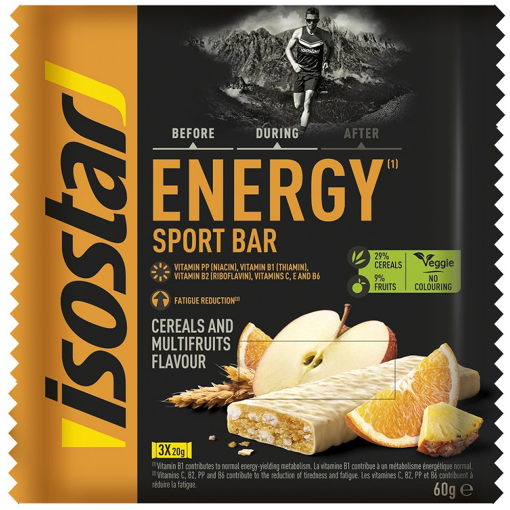 Batoane energizante Isostar Mini Trio Multifruct, 3 bucati x 20 g