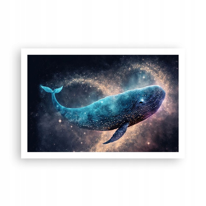 Poster Balena 91x61cm, Decor Modern pentru Perete, Fara Rama
