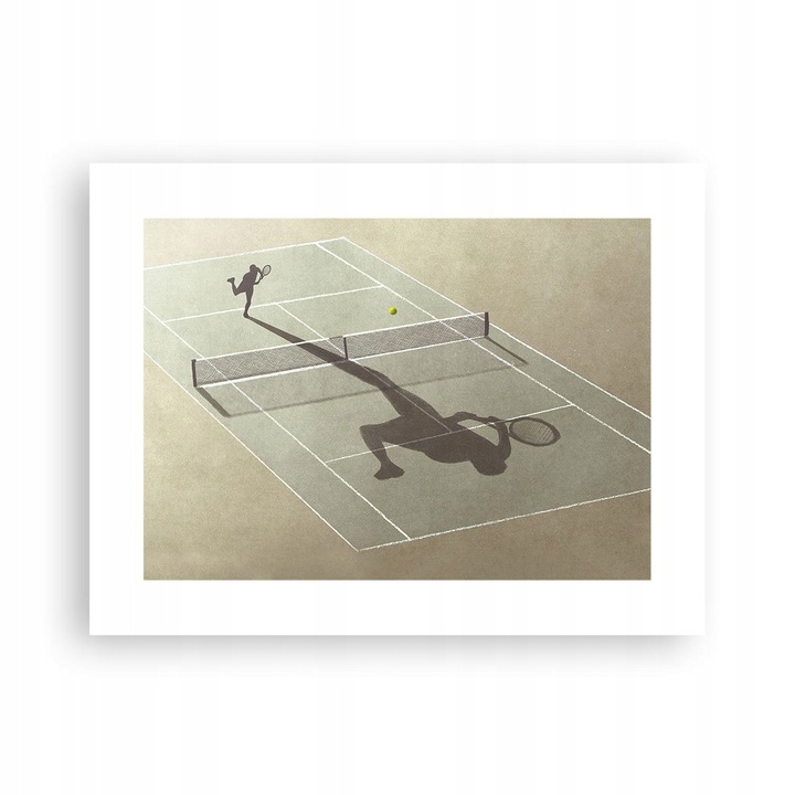 Poster Tenis "Pokonać Siebie" 40x30cm, Decor Perete Premium