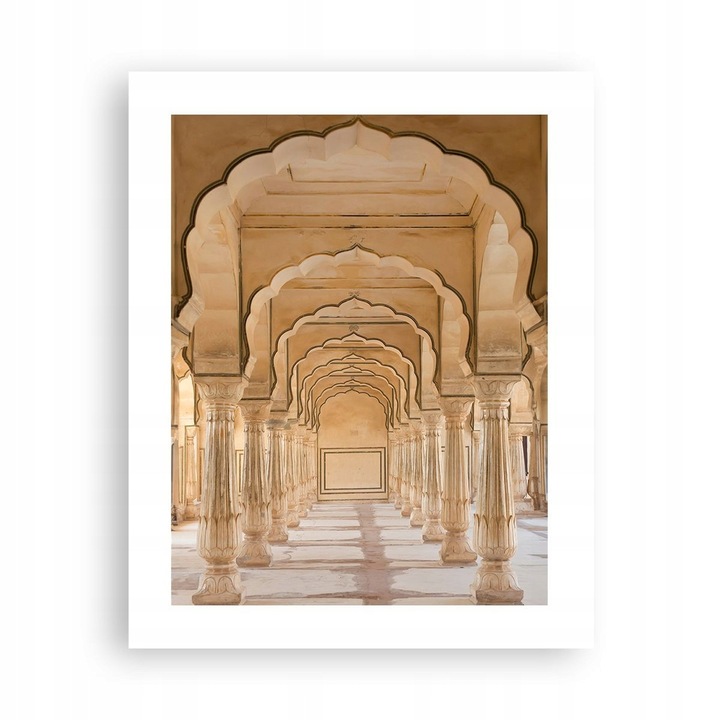 Poster Decorativ India 40x50cm, Arhitectura, Premium, Fara Rama