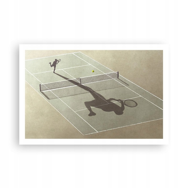 Poster Tenis "Invinge-te pe Tine Insuti" 91x61cm, Decor Perete Premium