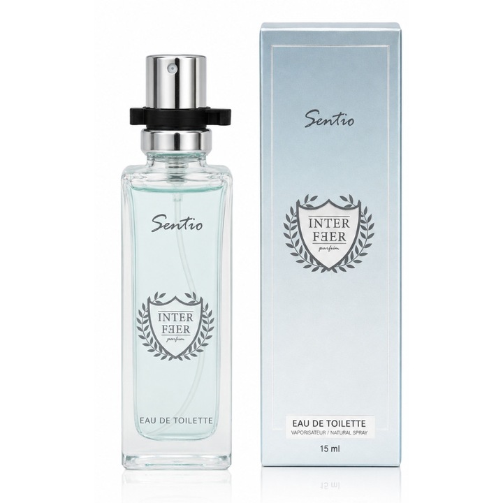 Apa de toaleta unisex, Parfum Interfeer, EDT, 15 ml, SENTIO®