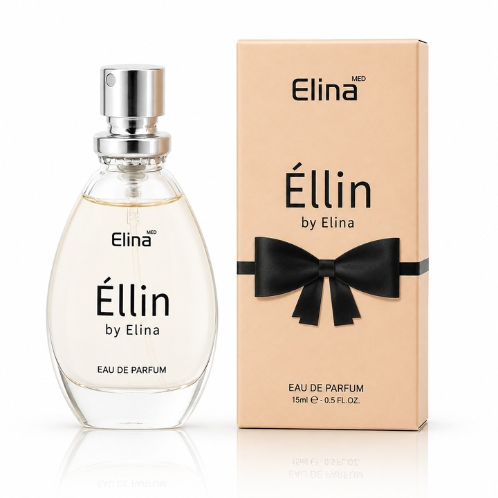 Apa de parfum pentru femei, Parfum dama Éllin by Elina, EDP, 15 ml, Elina MED®
