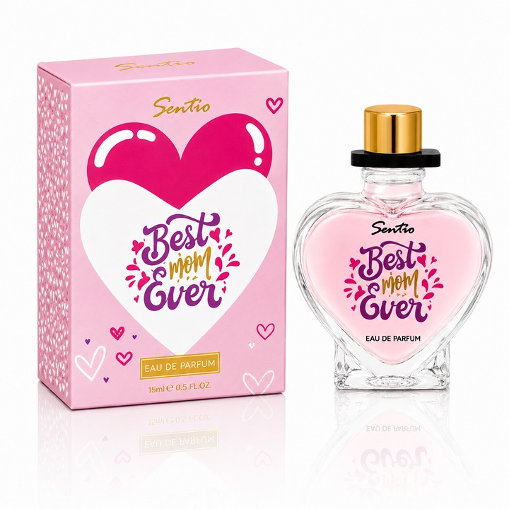 Apa de parfum pentru femei, Parfum Best Mom Ever, EDP, 15 ml, SENTIO®