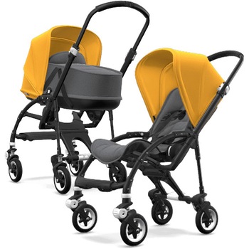 Carucior pentru copii Bugaboo Bee 5 Sunrise Yellow, 2 in 1 Carucior pentru copii Bugaboo Bee 5 Sunrise Yellow, 2 in 1