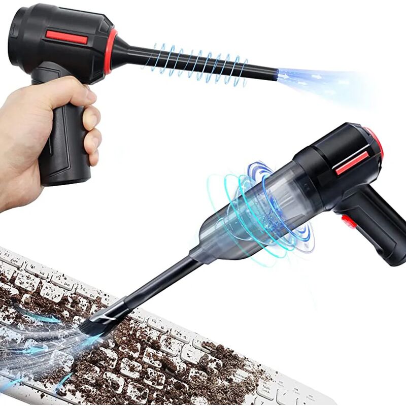 Aspirator/ejector portabil fara fir 3 in 1 - Negru (1 bucata)