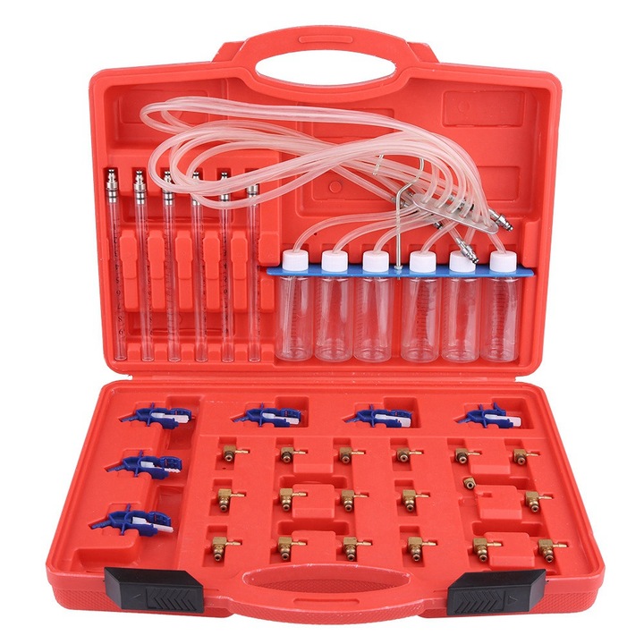 Dízel injektor áramlásdiagnosztikai henger Common Rail adapter üzemanyagvezeték tesztkészlet
