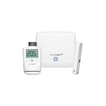 Kit casa inteligenta Homematic IP Climate Control, HMIP-eTRV cu functie de control al temperaturii prin internet Kit casa inteligenta Homematic IP Climate Control, HMIP-eTRV cu functie de control al temperaturii prin internet