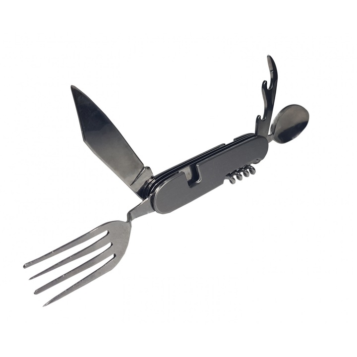 Briceag multifunctional pentru camping, otel, 19 cm