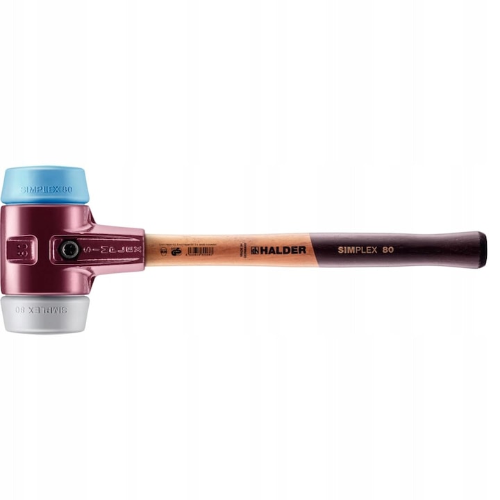 Ciocan de protectie Halder SIMPLEX TPE-soft/TPE-mid, 80mm