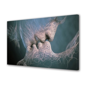 Tablou Canvas BTex ArtDecoMag Modern Sarutul, 70 x 100 cm Tablou Canvas BTex ArtDecoMag Modern Sarutul, 70 x 100 cm