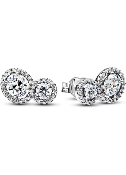 Pandora fülbevaló 293774C01 sterling ezüst cirkóniával, csillogó korona