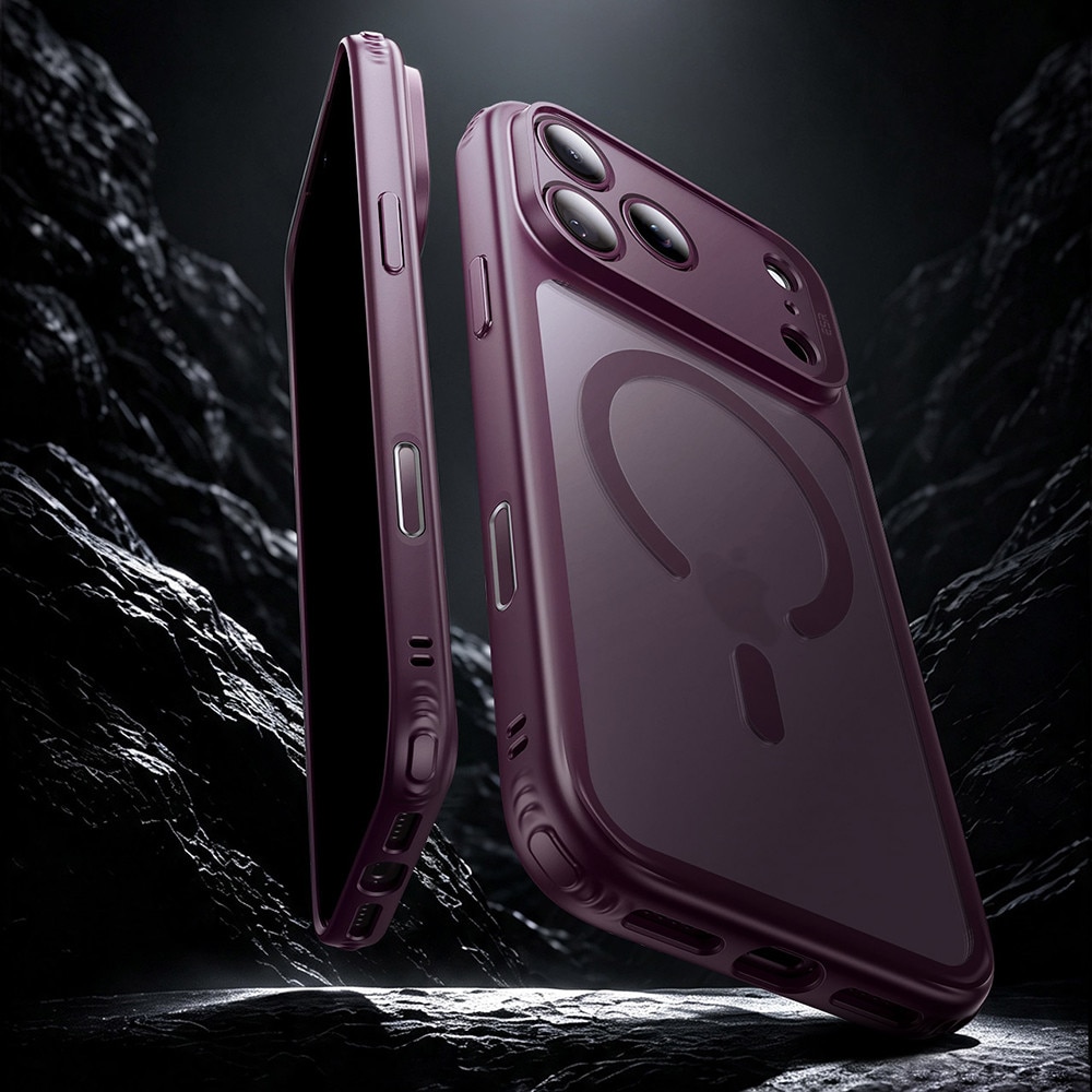 Husa pentru iPhone 18 Pro Max - ESR Classic Hybrid HaloLock - Frosted Deep Burgundy