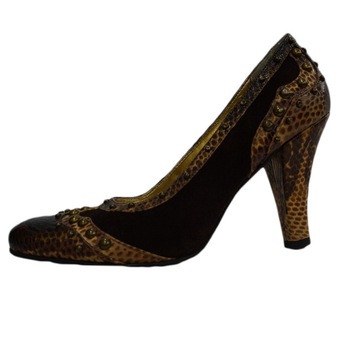 Pantofi de zi, Piele naturala, Decorati cu capse, D&J Exclusive, Maro Pantofi de zi, Piele naturala, Decorati cu capse, D&J Exclusive, Maro