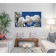 Tablou VarioView MoonLight Fosforescent Luminos in intuneric Flori Flori albe de pom, 60 x 90 cm