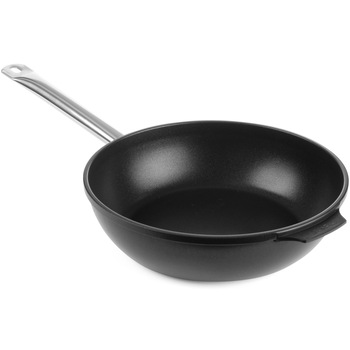 Tigaie sote, 280x(H)85 mm, aluminiu dur, strat anti-aderent, Hendi, maner inox Tigaie sote, 280x(H)85 mm, aluminiu dur, strat anti-aderent, Hendi, maner inox