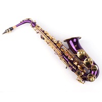 Saxofon Alto Karl Glaser ® Mov + clape Auriu curbat Purple&Gold Saxophone Neuenkirchen-Germany