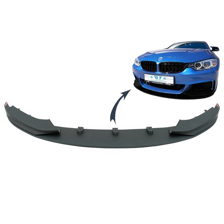 Pachet Conversie M Design Difuzor De Aer Cu Prelungire Bara si Praguri compatibil cu BMW F32 F33 F36 4 Series 2013-2019 (COCBSBMF32MPDO)