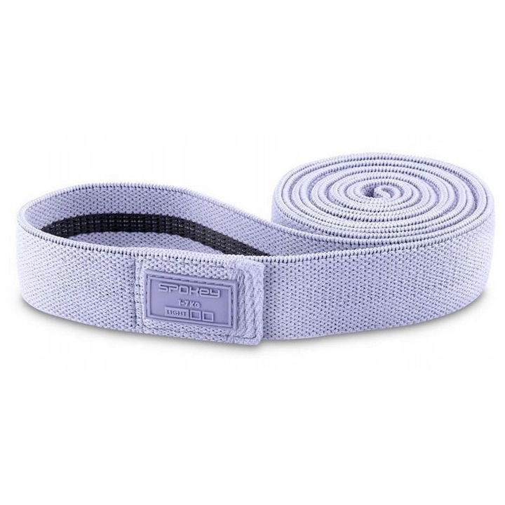 Spokey COTI FLEX fitnesz gumiszalag, Light, 208 cm, Fiolet