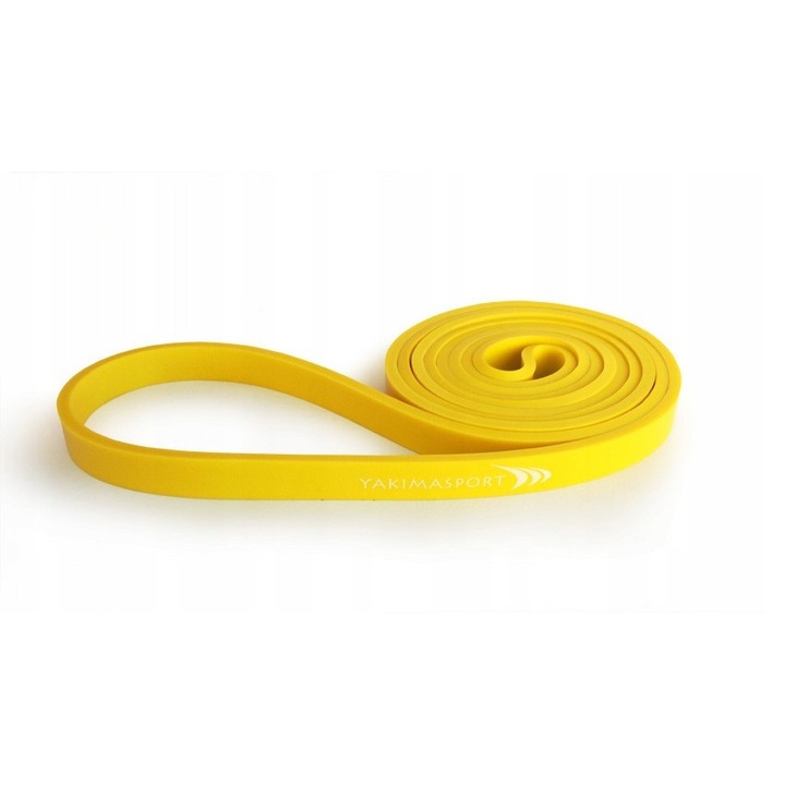 Yakimasport ellenállási gumiszalag, 4.5mm, 3-9 kg, sárga