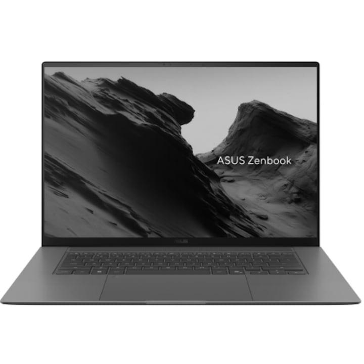 Laptop ASUS Zenbook S16 2.8K 16 inch AMD Ryzen AI 9 465 16GB 1TB SSD Windows 11 Pro Antrim Gray