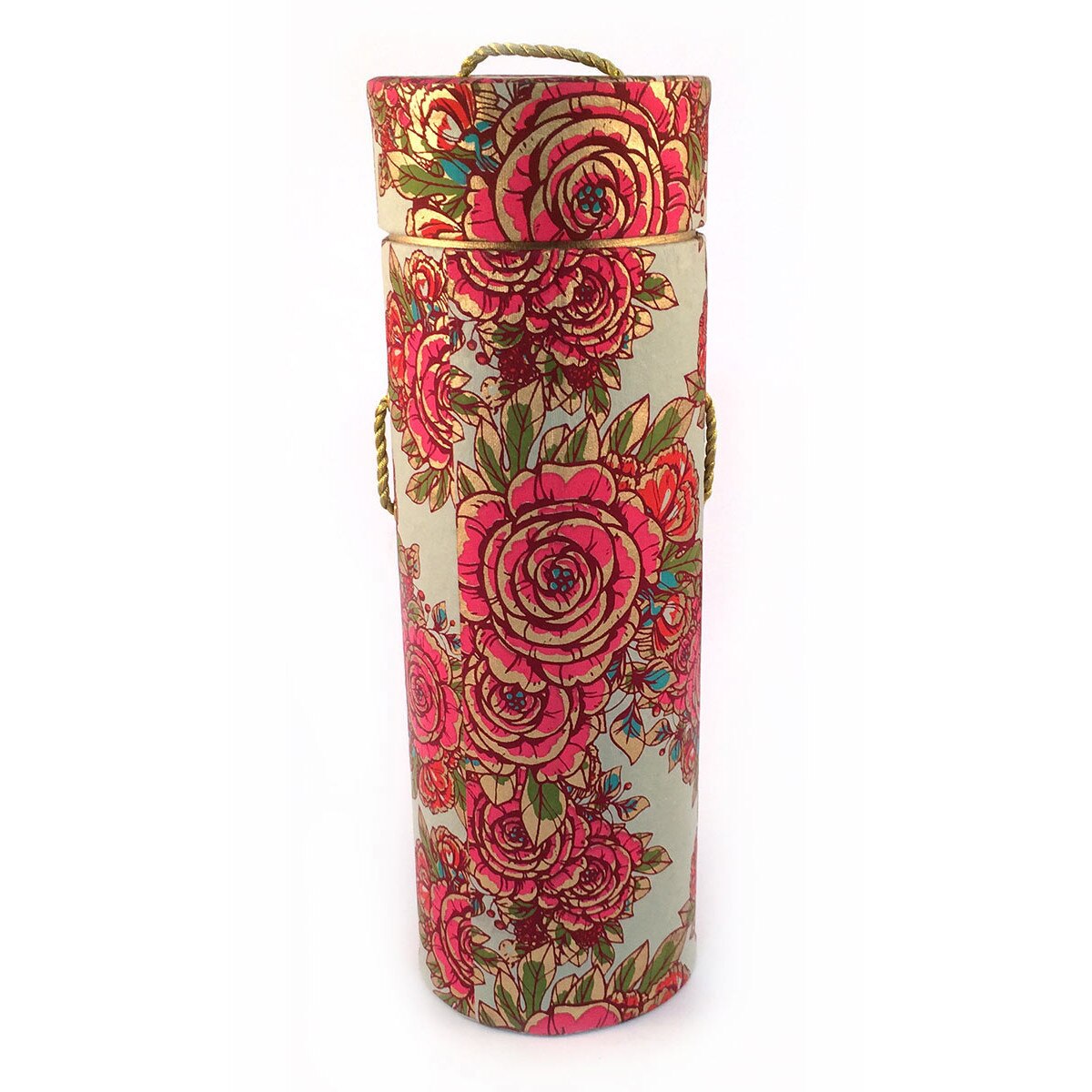 Cutie cadou handmade pentru bauturi - Floral