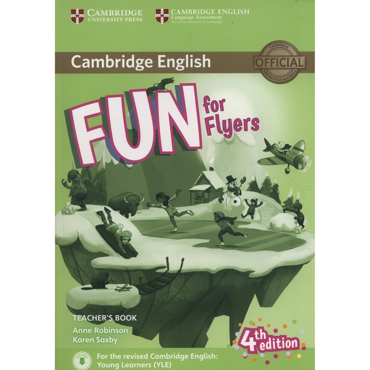 Fun for Flyers 4th Edition Teacher's Book with Downloadable Audio- angol - Könyv