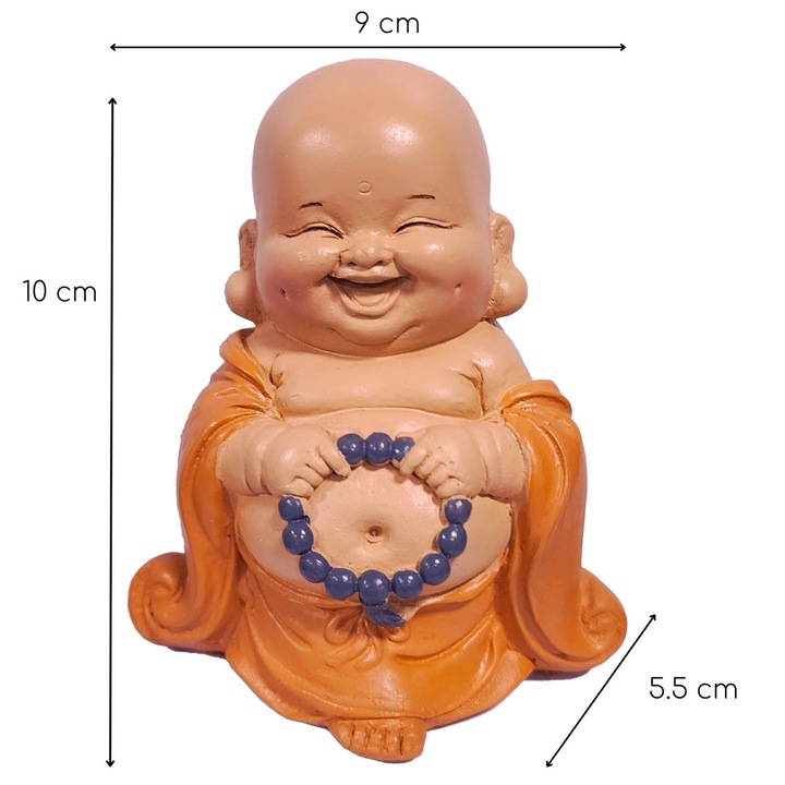 Boldog Buddha Dekoráció – 10 cm