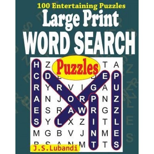 Large Print Word Search Puzzles, J. S. Lubandi (Author)