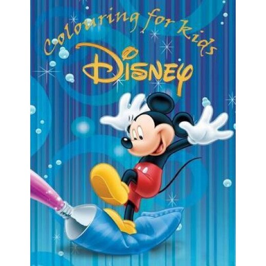 Colouring for Kids Disney: 100 Pages of Cartoon Fun to Colour from Donald Duck to Sylvester the Cat. Great for Kids Age 5+, K. W. Books (Author)