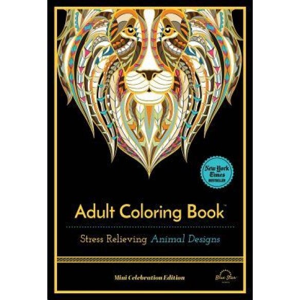 Stress Relieving Animal Designs: Adult Coloring Book, Blue Star Premier (Author)