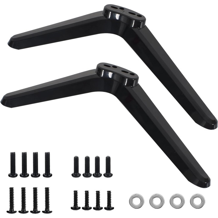 Suport TV Universal 2 Bucati, 32-55 Inch, Negru, Stabil