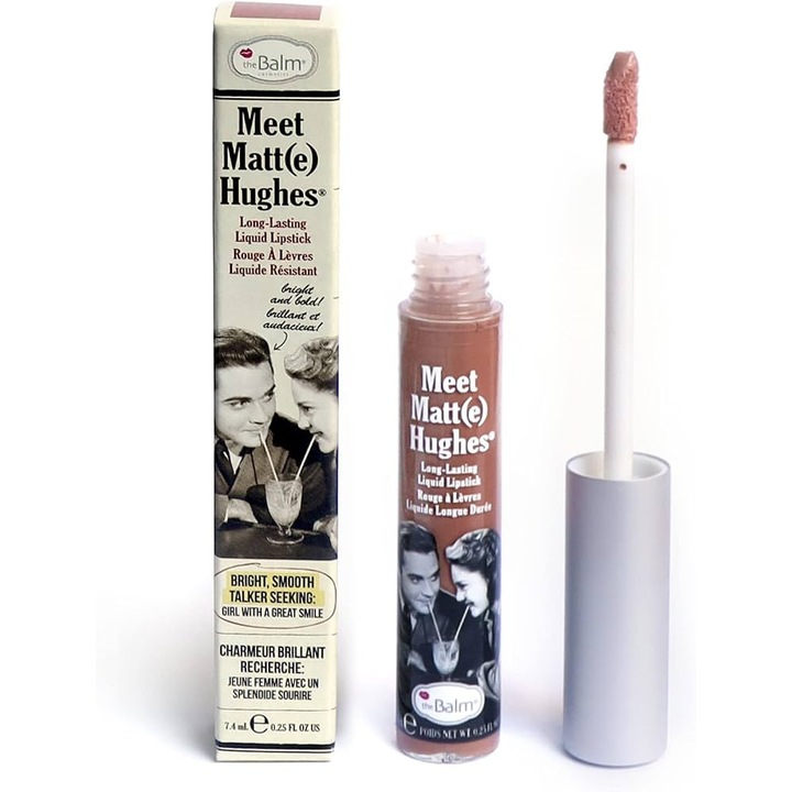 TheBalm Meet Matt(e) Hughes folyékony matt rúzs, Humble 7.4ml