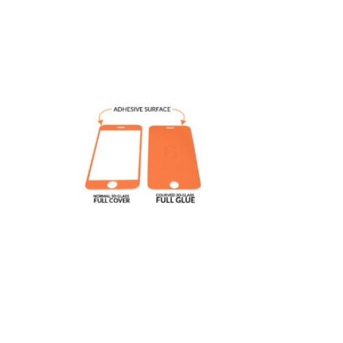 Folie de protectie din sticla securizata iPhone 8 / iPhone 7 pentru tot ecranul 4D Full Glue, Neagra