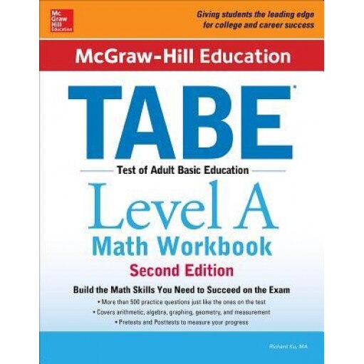 McGraw-Hill Education Tabe Level a Math Workbook, Richard Ku (Author)